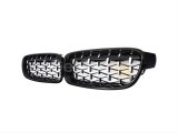 3 SERISI F30 2012-2018 IÇIN UYUMLU DIAMOND PANJUR (BÖBREK) PIANO BLACK