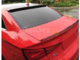 A3 2021+ SEDAN IÇIN UYUMLU CAM ÜSTÜ SPOILER - PIANO BLACK (PARLAK SIYAH)