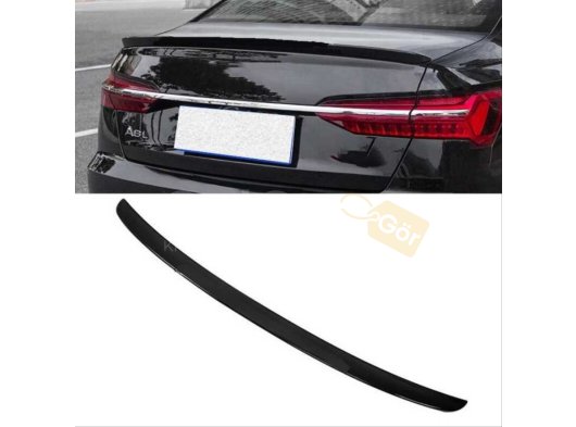A6 (2019+) IÇIN UYUMLU SPOILER - PIANO BLACK (PARLAK SIYAH)