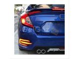 CIVIC FC5 2016-2020 IÇIN UYUMLU TURBO SI SPOILER REFLEKTÖRLÜ (BOYASIZ)
