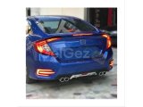 CIVIC FC5 2016-2020 IÇIN UYUMLU TURBO SI SPOILER REFLEKTÖRLÜ (BOYASIZ)