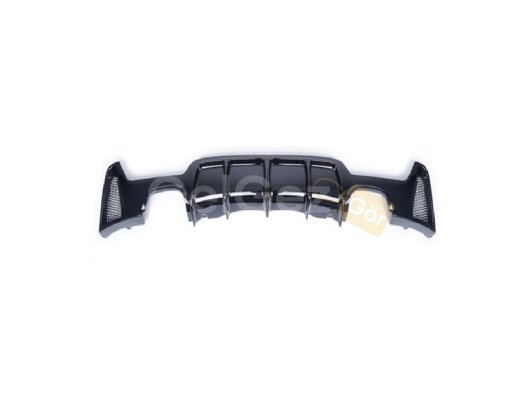 4 SERISI F32 - F36 UYUMLU 2014-2019 M DIFUZOR CIFT CIKIS KALIN PIANO BLACK