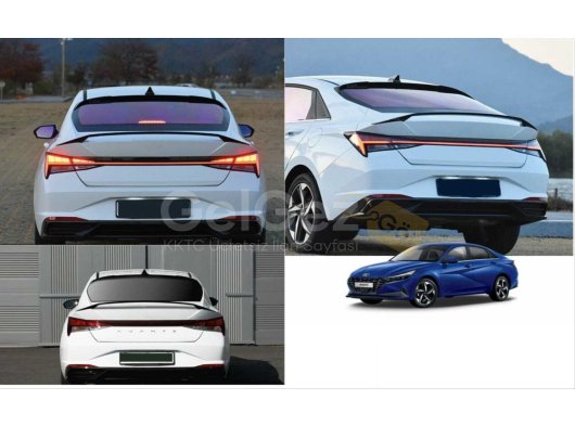 ELANTRA 2021+ YÜKSEK SPOILER - PIANO BLACK (PARLAK SIYAH)