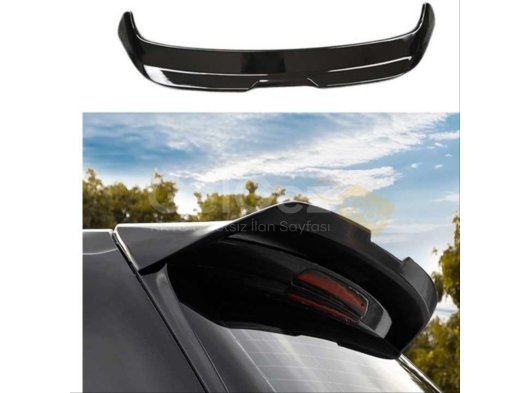 GOLF 7-7.5 IÇIN UYUMLU R-LINE SPOILER - PIANO BLACK (PARLAK SIYAH)