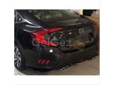 CIVIC FC5 2016-2020 IÇIN UYUMLU DIFUZOR 4 EGZOZ PIANO BLACK