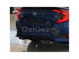 CIVIC FC5 2016-2020 IÇIN UYUMLU DIFUZOR 4 EGZOZ PIANO BLACK