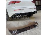 GOLF 8 IÇIN UYUMLU R DIFUZOR (PIANO BLACK) - 4 EGZOZ (Life,Style,Impression Paket için)