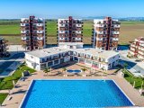 İskele, Long Beach. "Royal sun Residence" River apt. Full furniture. KOÇAN is ready. Pools. Gyms. Restaurants. Market.