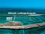 LEFKOŞA TÜRKELİNDE BAHÇEŞEHİR ÜNİVERSİTESİNE 800 METRE MESAFEDE ASFALT YOLA SIFIR 36 AY ELDEN ÖDEMELİ PARSELLER