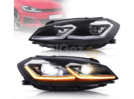 GOLF 7.5 IÇIN UYUMLU J FAR SILVER FULL LED
