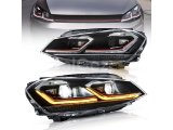 GOLF 7 MK7 2012-2018 IÇIN UYUMLU J LED FAR GTI KIRMIZI