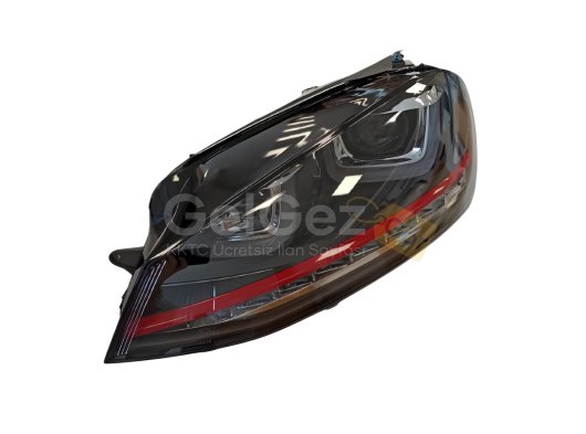 GOLF 7 MK7 2012-2018 U LED FAR GTI KIRMIZI