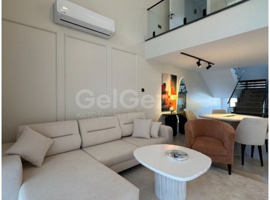 SÜPER LÜKS ÇATI TERASLI 3+1, HAVUZ MANZARALI VİLLA! 84000 £ PEŞIN, AYLIK 3260 £, BOĞAZ, ISKELE
