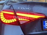 CIVIC FE1 2022+ UYUMLU DRAGON LED STOP - KIRMIZI