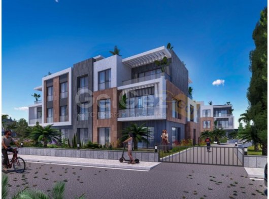 GİRNE ALSANCAK’TA ATAKARA MARKET & MERİT OTELLERE YAKIN, 1+1 & 2+1 SEÇENEKLİ, ORTAK HAVUZLU, KAPALI OTOPARKLI, ASANSÖRLÜ MODERN SATILIK DAİRELER