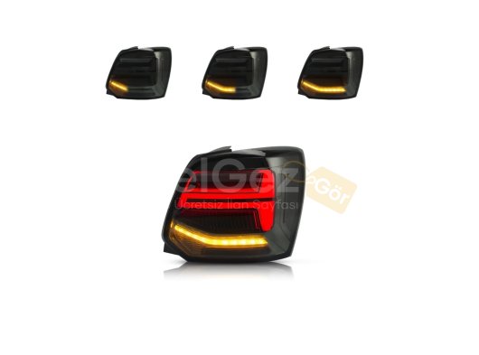 POLO 2010-2017 IÇIN UYUMLU Q2 LED STOP (SMOKE)