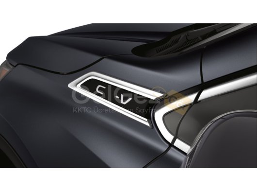 CR-V 2018-2021 IÇIN UYUMLU IÇIN UYUMLU ÇAMURLUK ÜST NIKELAJI