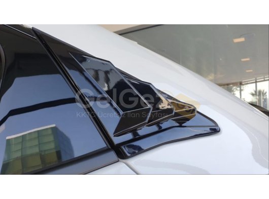 CIVIC FK7 2016-2020 IÇIN UYUMLU HB KELEBEK KAPLAMA PIANO BLACK