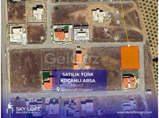 Doğancı’da Yatırımlık Türk Tapulu 595 m² İmarlı Arsa