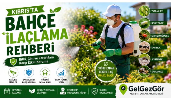 Kıbrıs'ta Bahçe İlaçlama Rehberi
