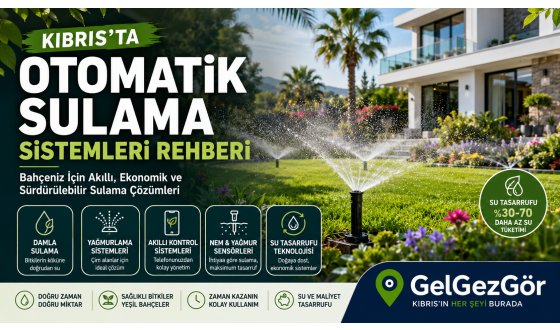 Kıbrıs'ta Otomatik Sulama Sistemleri Rehberi