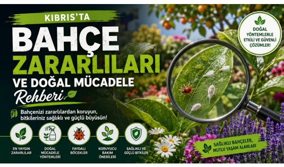 Kıbrıs'ta Bahçe Zararlıları ve Doğal Mücadele Rehberi