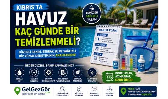 Kıbrıs'ta Havuz Kaç Günde Bir Temizlenmeli?