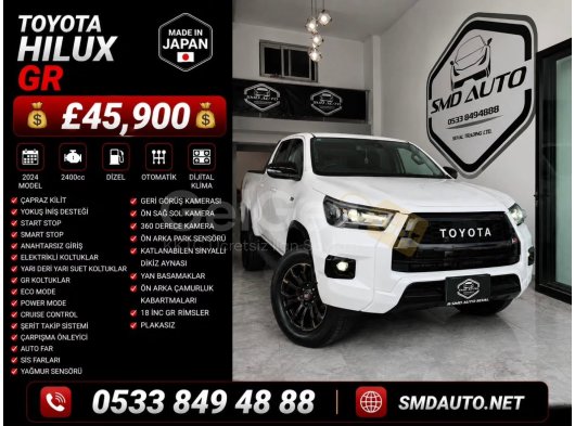 TOYOTA HILUX GR 2024 MODEL OTOMATIK