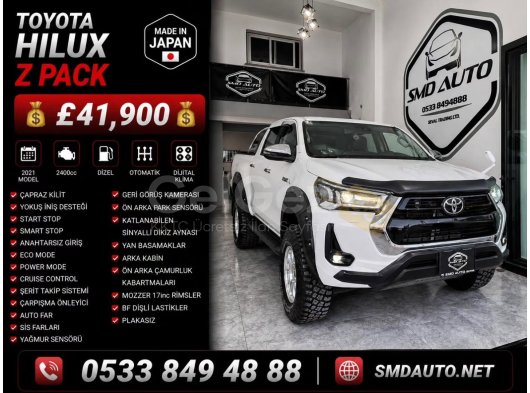 TOYOTA HILUX Z PAKET 2021 MODEL OTOMATIK
