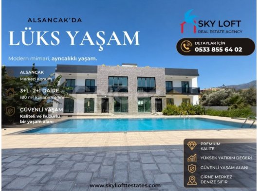 ???? HAVUZLU SİTEDE 3+1 MODERN DAİRE!