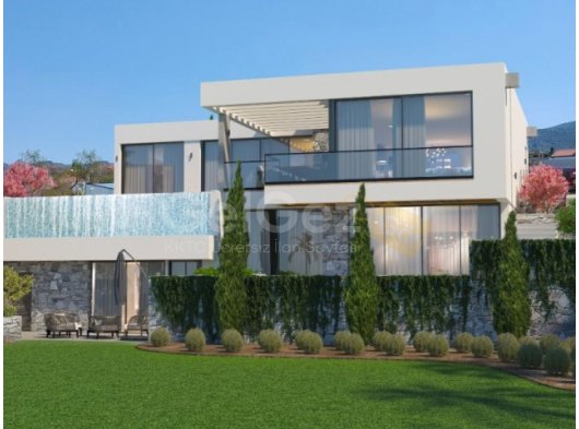 Girne Arapköy Proje Aşamasında Ultra Lüks Panaromik Manzaralı 6+1 Villalar