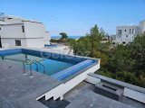 Girne Çatalköy Satılık 4+1 Infinity Havuzlu Modern Lüks Villa / Kapanmaz Deniz Manzarası