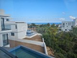 Girne Çatalköy Satılık 4+1 Infinity Havuzlu Modern Lüks Villa / Kapanmaz Deniz Manzarası