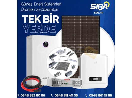 Güneş enerjisi yatırımlarınız için ihtiyacınız olan her şey SIBA Solar farkıyla tek bir noktada!