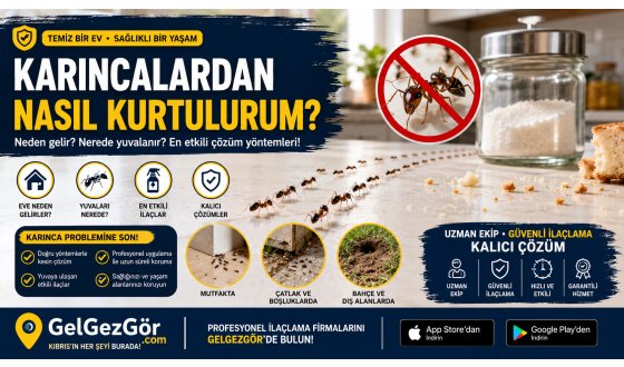 Karıncalardan Nasıl Kurtulurum?