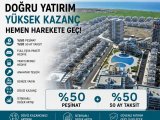 İskele Longbeach Bölgesinde Satılık Full eşyalı 50 ay Vadeli Daireler
