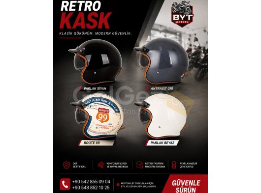 BYT MOTORS RETRO KASK