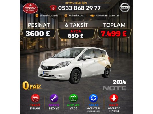 2014 Otomatik Nissan Note