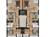 Girne Merkezde Satılık Türk Koçanlı 2+1 En-Suite Odalı 100 m² Daire
