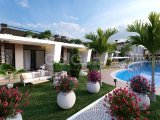 Girne Lapta'da Proje Aşamasındaki Eşyalı Daire! Bahçe ve Havuz Keyfi Sizi Bekliyor!