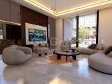 Girne Lapta'da Proje Aşamasındaki Eşyalı Daire! Bahçe ve Havuz Keyfi Sizi Bekliyor!