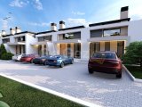 Girne Lapta'da Proje Aşamasındaki Eşyalı Daire! Bahçe ve Havuz Keyfi Sizi Bekliyor!