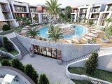 Girne Lapta'da Proje Aşamasında Modern 1+1 Daire - Cazip Fırsat