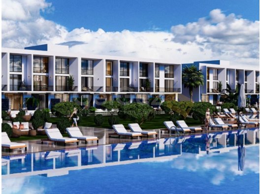 İskele Long Beach'te Proje Aşamasında 112 m² 2+1 Eşyasız Daire