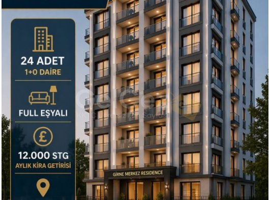 SATILIK KOMPLE BİNA 24 ADET 1+0 STUDIO