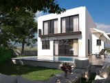 Lefkoşa Kanlıköy'de Proje Aşamasında Eşyasız 3+1 Villa Satışı