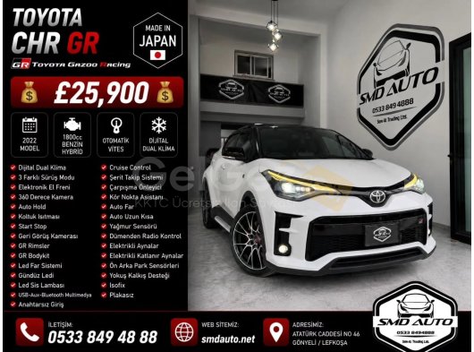 TOYOTA CHR GR OTOMATIK 2022 MODEL