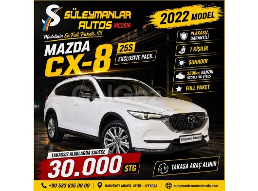 Mazda CX-8 25S Exclusive Pack.