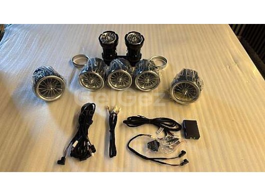 C Class W205 GLC X253 64 Renk EQS Model Front Rear Airvent Set