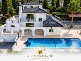 GİRNE ÇATALKÖY’de 4+1 EŞSİZ DENİZ VE DAĞ MANZARALI SATILIK VİLLA